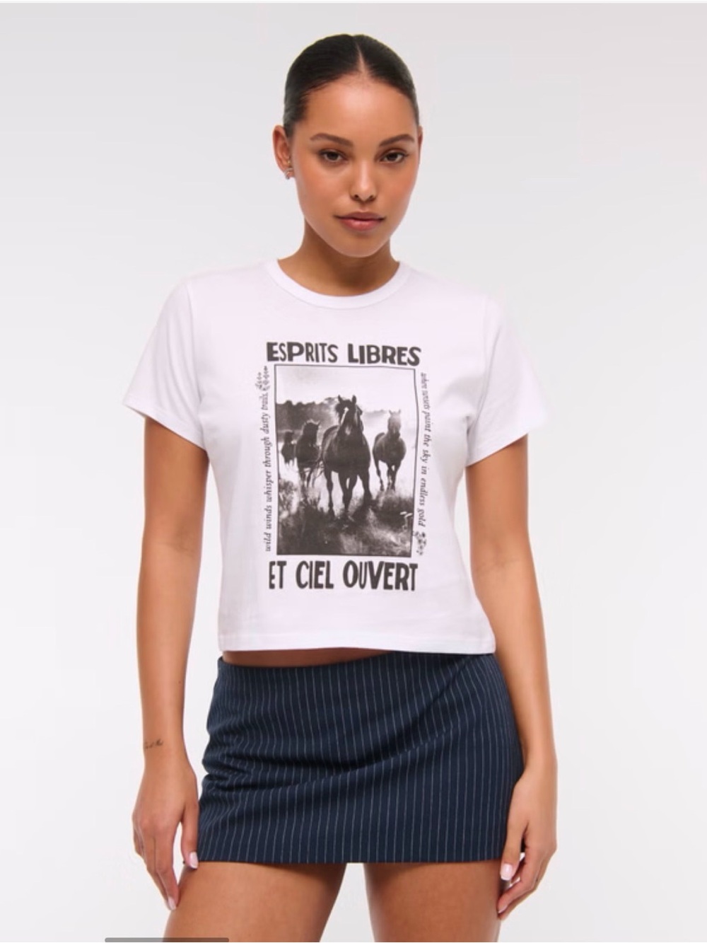 Abercrombie & Fitch - Short sleeve Western Graphic Skimming Tee